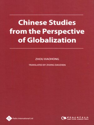 cover image of Chinese Studies from the Perspective of Globalization